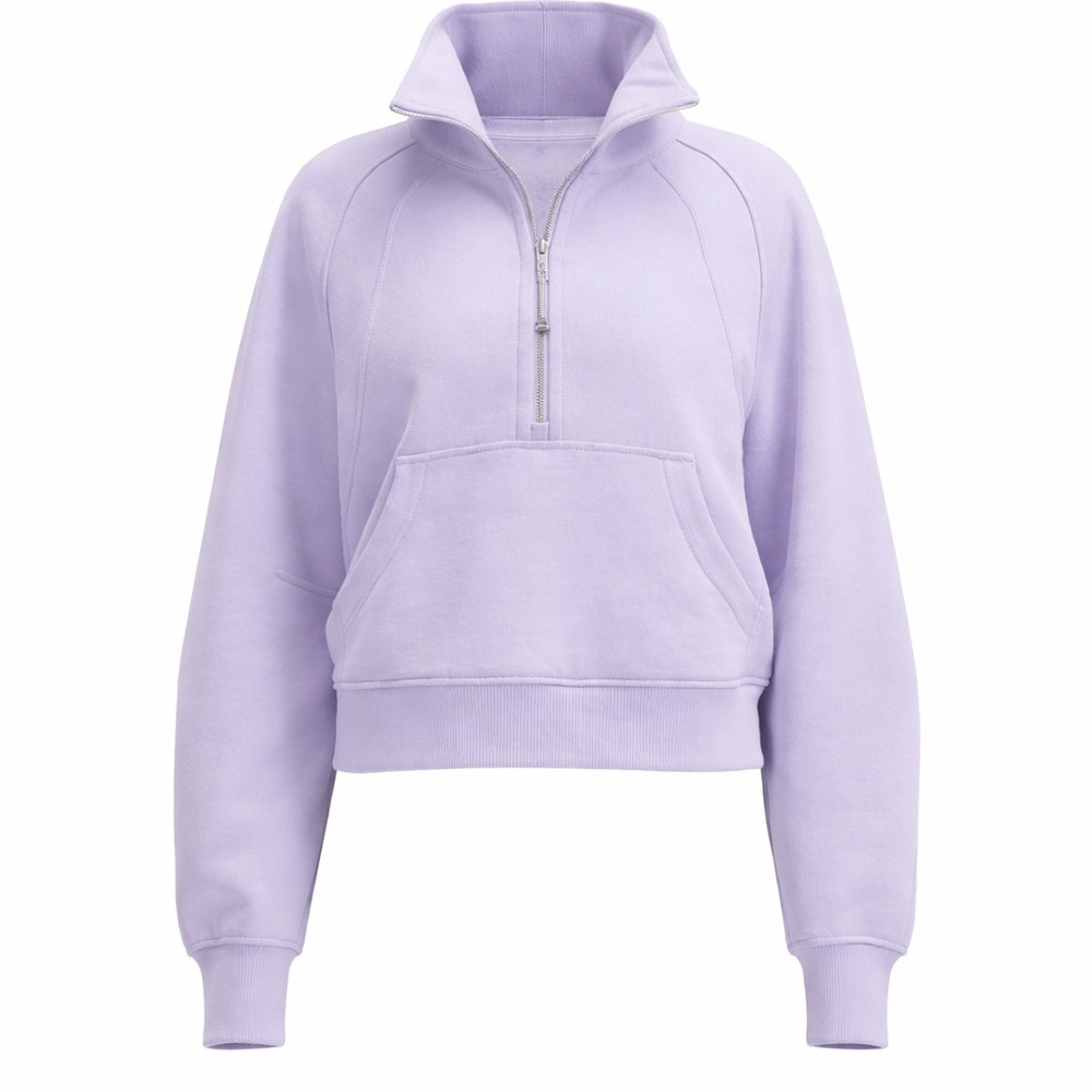Lululemon Scuba Half-Zip Funnel Neck Sweatshirt Lilac XS/S